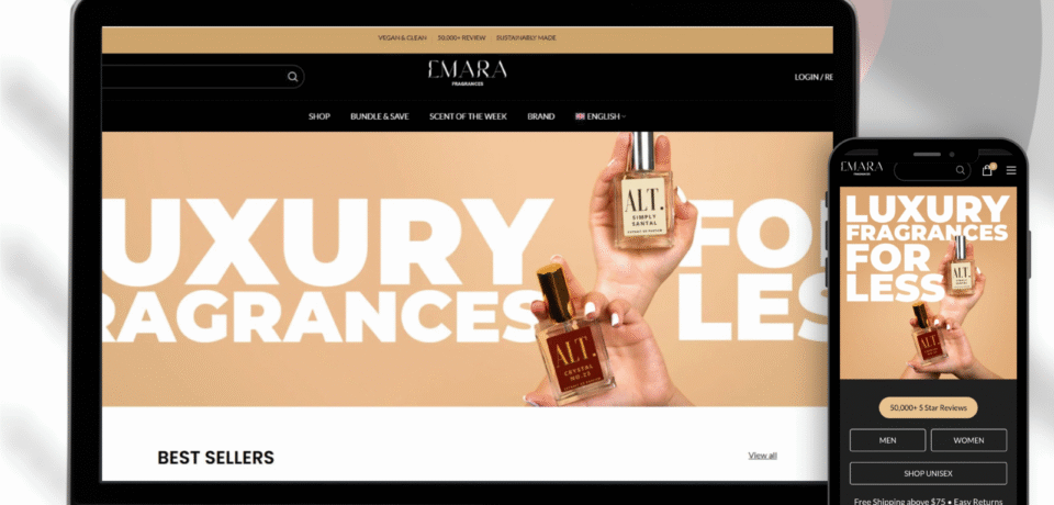 emarafragrance.com portfolio