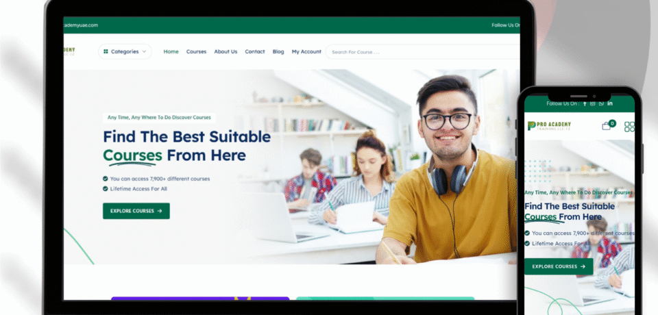 proacademyuae.com portfolio